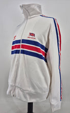 Load image into Gallery viewer, 2004 adidas Originals 80s Heritage Great Britain Track Top L White Red Blue
