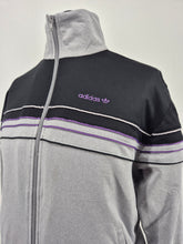 Load image into Gallery viewer, 2010 adidas Originals Piped Europa Grey Purple Vintage Track Top M
