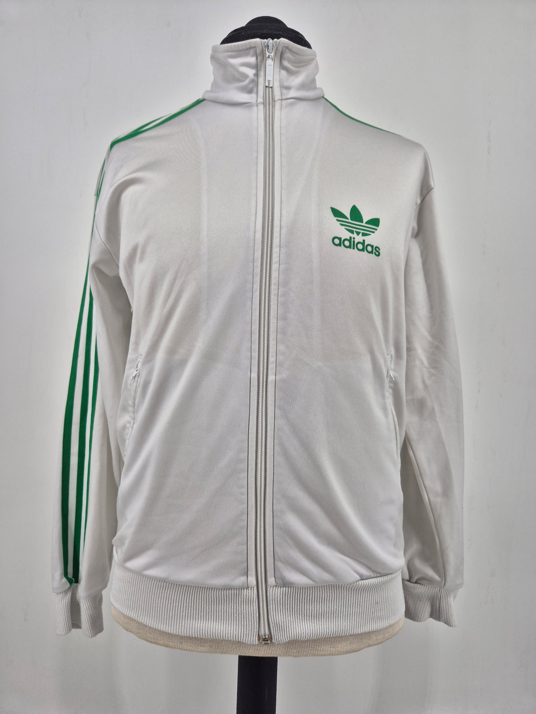 2005 adidas Originals Firebird White Green S Track Top