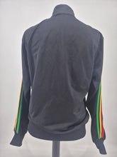 Load image into Gallery viewer, 2007 adidas Originals Jamaica Firebird Vintage Track Top M Black Red Yellow Green
