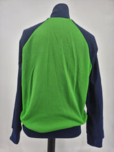 Load image into Gallery viewer, 70s Ventex adidas Originals Green Navy Vintage Track Top XL made in France
