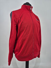 Load image into Gallery viewer, Kappa M Tapered Track Top Red Navy
