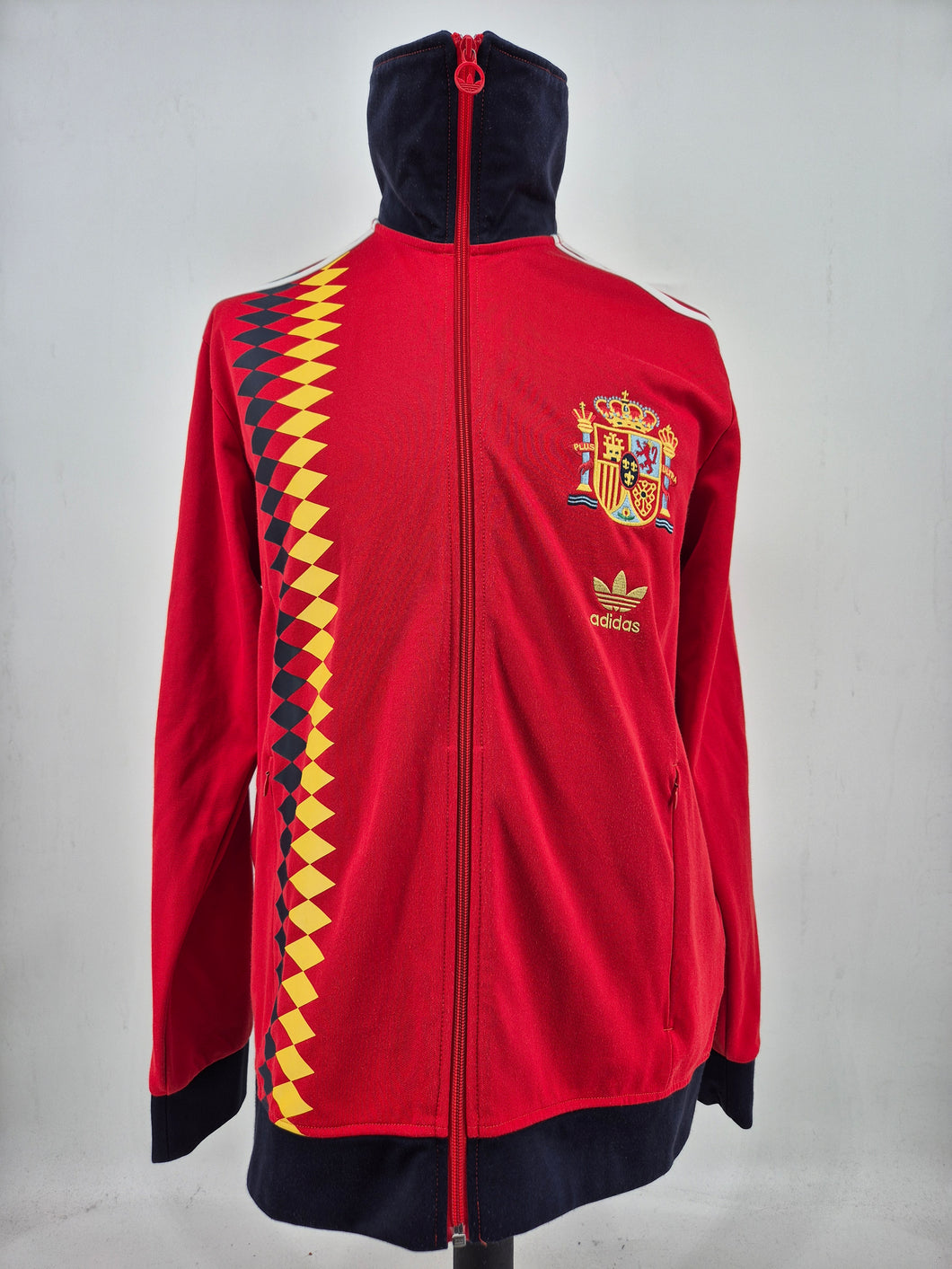 2013 adidas Originals Espana Retro Track Top XL Red Yellow Navy