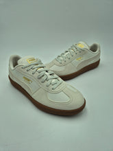 Load image into Gallery viewer, BNIB Puma Palermo Premium Leather Trainers Warm White 8 9
