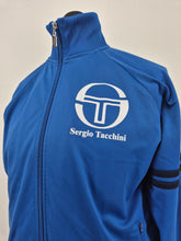 Load image into Gallery viewer, Sergio Tacchini Track Top Large Logo top M Blue White

