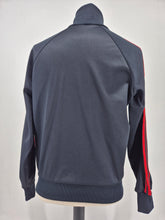 Load image into Gallery viewer, adidas Originals First Vintage Track Top M 174 Black Turquoise Red made in England
