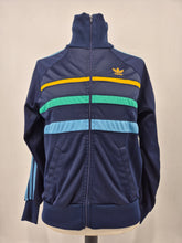 Load image into Gallery viewer, adidas Originals First Vintage Track Top D6 180 M Navy Blue Green Yellow made in France

