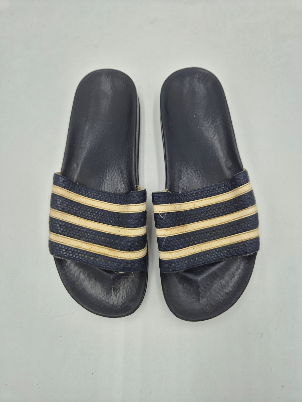 Vintage adidas Originals Sliders UK 12 made in Yugoslavia