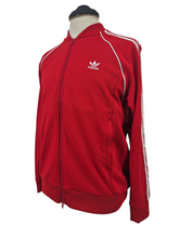 Load image into Gallery viewer, 2017 adidas Originals SST Track Top L Red White

