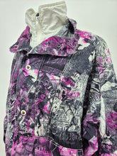 Load image into Gallery viewer, Vintage Unbranded Crazy Pattern OH WB Jacket L/XL Pink Black White
