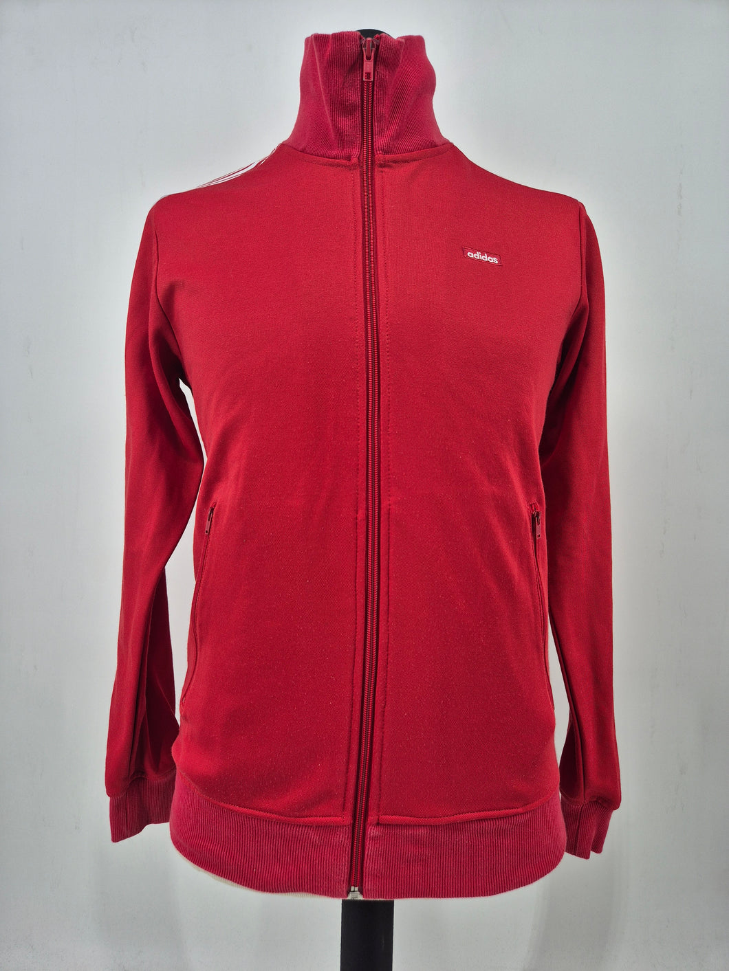 2015 adidas Originals Beckenbauer Archive Track Top S Red White