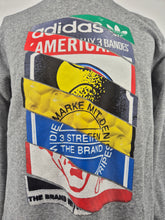 Load image into Gallery viewer, 2017 adidas Originals Label Crew Sweatshirt L Grey
