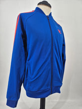 Load image into Gallery viewer, 2014 adidas Originals Dublin SST track top L Blue Orange
