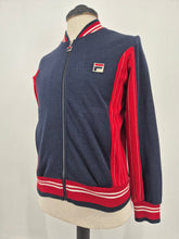 Load image into Gallery viewer, Fila Settanta Track Top XS Navy Red
