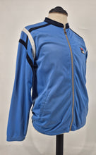 Load image into Gallery viewer, Fila Vintage Borg Track Top L Blue Navy White
