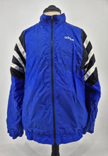 Load image into Gallery viewer, Vintage adidas Equipment Full Tracksuit XL made in Taiwan Blue Black White

