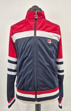 Load image into Gallery viewer, Fila Vintage Courto The Business Track Top M Red White Navy
