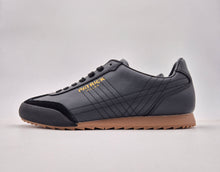 Load image into Gallery viewer, BNIB Patrick Villian Leather Trainers Black Gold 9 9.5

