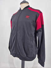 Load image into Gallery viewer, 2004 adidas Originals SST Vintage Track Top M Black Red
