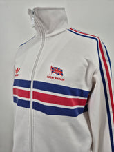 Load image into Gallery viewer, 2004 adidas Originals 80s Heritage Great Britain Track Top M White Red Blue
