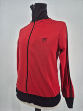 Load image into Gallery viewer, Vintage 70s adidas Originals Firebird Track Top 180 M Red Black
