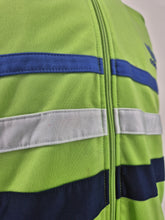 Load image into Gallery viewer, Vintage 90s adidas Originals First Track Top Large L Green Blue White
