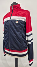 Load image into Gallery viewer, Fila Vintage Courto The Business Track Top M Red White Navy
