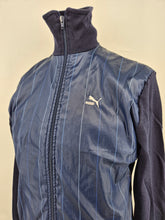 Load image into Gallery viewer, Vintage Puma 70s Track Top S Small Navy made in West Germany
