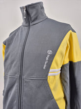 Load image into Gallery viewer, Sergio Tacchini Blow Track Top M Grey Yellow BNWOT
