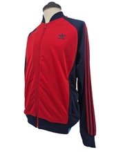 Load image into Gallery viewer, 2012 adidas Originals Sport SST Track Top L Red Navy
