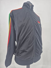 Load image into Gallery viewer, 2007 adidas Originals Jamaica Firebird Vintage Track Top M Black Red Yellow Green

