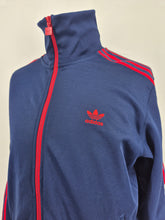 Load image into Gallery viewer, 2022 BNWT adidas Originals x Parley Beckenbauer Nations Track Top L Navy Red Deadstock
