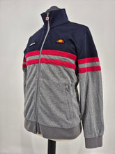 Load image into Gallery viewer, Ellesse Heritage Rimini Track Top M Grey Red Navy
