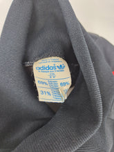 Load image into Gallery viewer, adidas Originals First Vintage Track Top M 174 Black Turquoise Red made in England
