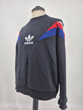 Load image into Gallery viewer, 2017 adidas Originals Neva Crew Sweatshirt L Black White Red Blue
