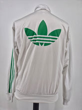 Load image into Gallery viewer, 2005 adidas Originals Firebird White Green S Track Top
