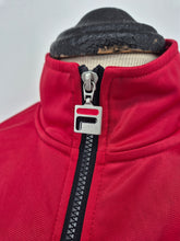 Load image into Gallery viewer, Fila Vintage Courto The Business Track Top M Red White Navy
