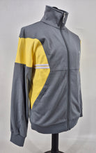 Load image into Gallery viewer, Sergio Tacchini Blow Track Top M Grey Yellow BNWOT
