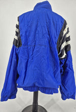 Load image into Gallery viewer, Vintage adidas Equipment Full Tracksuit XL made in Taiwan Blue Black White
