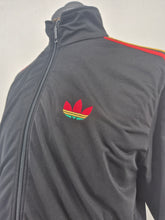 Load image into Gallery viewer, 2007 adidas Originals Jamaica Firebird Vintage Track Top M Black Red Yellow Green
