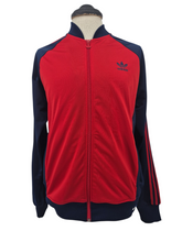 Load image into Gallery viewer, 2012 adidas Originals Sport SST Track Top L Red Navy
