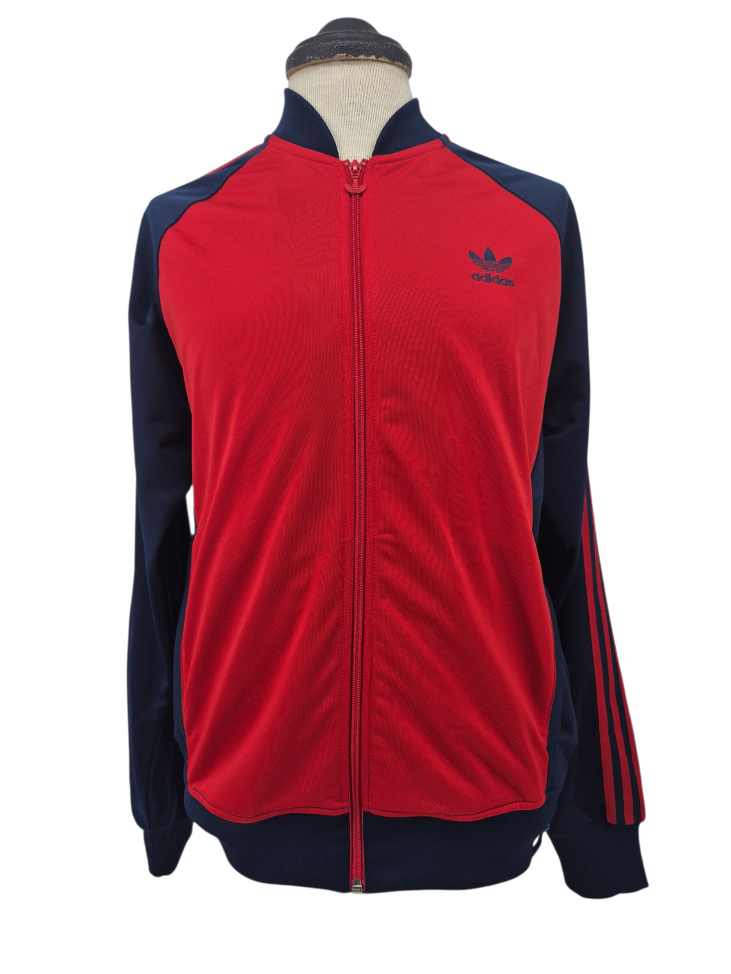 2012 adidas Originals Sport SST Track Top L Red Navy