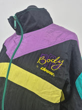 Load image into Gallery viewer, Vintage 80s Funky Track Top XL XXL Festival Colourful
