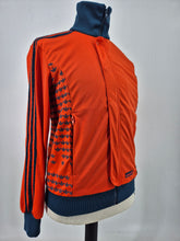 Load image into Gallery viewer, 2008 adidas Originals Recycled Track Top S Small Orange Navy
