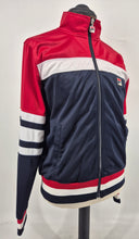 Load image into Gallery viewer, Fila Vintage Courto The Business Track Top M Red White Navy
