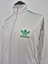Load image into Gallery viewer, 2005 adidas Originals Firebird White Green S Track Top
