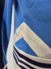 Load image into Gallery viewer, Fila Heritage Line Snow Time Track Top S Navy Blue Grade B
