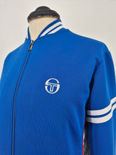 Load image into Gallery viewer, Sergio Tacchini Shelli Reissue Track Top M Blue White
