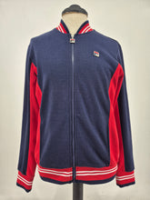 Load image into Gallery viewer, Fila Settanta Track Top M Navy Red
