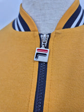 Load image into Gallery viewer, Fila Settanta Track Top M Mustard Navy
